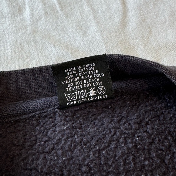 Vintage Stussy Crewneck Sweatshirt Dark Grey Size Medium - Picture 5 of 7